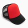 Baseball cap with minaku grid, red color, size 56-58