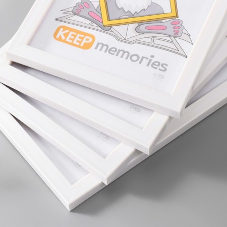 Set of frames "Format" 15x21 cm, 4 pcs. White color-2