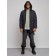 Extensive male winter park, size 50, black color