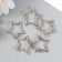Carabine Metal "Star" silver 2.6x2.6 cm