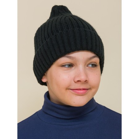 Children's hat, size 51-52, black color