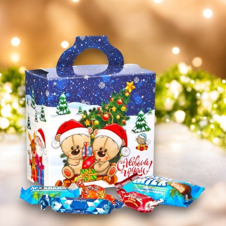 New Year. New Year's set of sweets "Mishka", 260 g