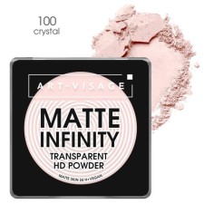 The finish powder Art-Visage Matte Infinity, tone 100 Crystal, 7g