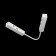 Corner power connector 15 cm, Exign, White