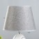 The table lamp "drinks" E14 40W white-gray 23x23x34 cm Risalux