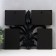 Photo frame plastic in 4 photos 10x15 cm "Blooming Pandanus" gold 40x33.5 cm