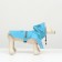Dog raincoat, size XS (DS 15-20, OG 17-22, Osh 13-17 cm), blue