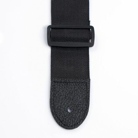 Guitar belt, black, length 60-110 cm, width 5 cm-3