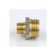 Nipple of the transition aquasfera 9023-05, 1 "x 3/4", outer thread, nickelled brass