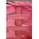 Wicker basket, D13 x H9.5/28cm, bamboo, light pink