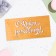 Money envelope "Happy Birthday!" yellow tone, 16.5x8 cm