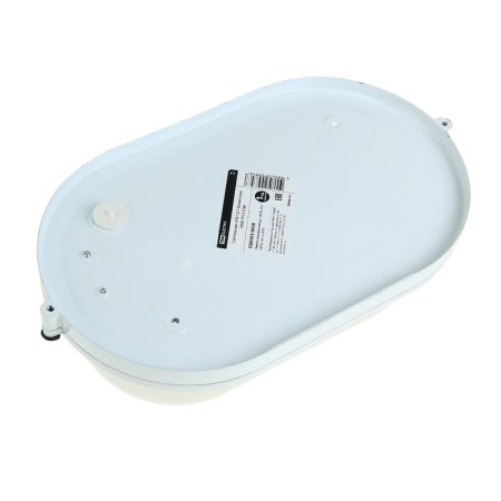 Lamp TDM NPB1201, E27, 100 W, IP54, Oval, White-1