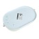 Lamp TDM NPB1201, E27, 100 W, IP54, Oval, White