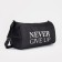 Sports Never Give Up Bag, with a zipper, external pocket, black color