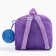 Baby plow -checker with a purse "Dinosaur", 24*24 cm, purple color