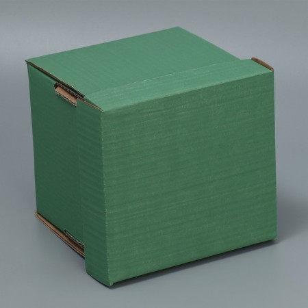 Gift folding box, packaging, “olive”, 16.6 x 15.5 x 15.3 cm-2