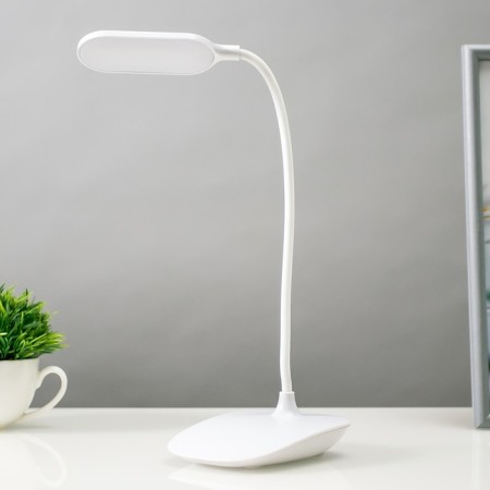 Sensory table lamp 16763/1 LED 3W 6000K USB AKB White 11x8x41 cm Risalux