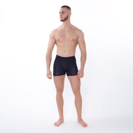 Panties men's boxers, black color/geometry, size 48-1