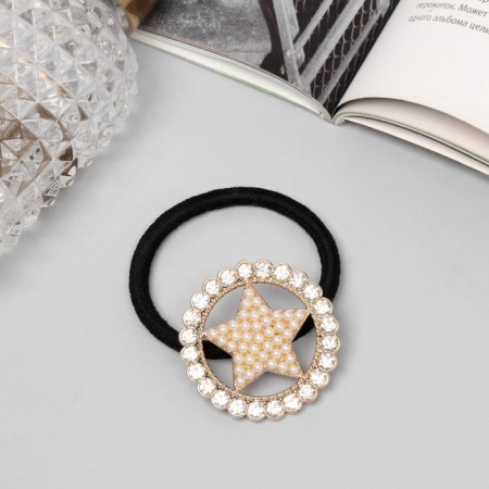 Hair gum "Fleur" star, 5 cm-1