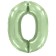Foil ball 40 "Number 0", mint makaruns
