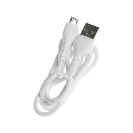 The BYZ U40, 1 USB, 18 W, 5 A, USB cable - Micro USB, 1 m, pd, white-5