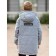 Park jacket for a boy, height 158 ​​cm, color gray ash