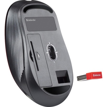 The mouse Defender Gassa MM-105, wireless, optical, 1600 dpi, 1xaa (not in compls), blue-3