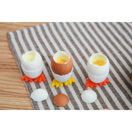 Egg stand "Duck stories", yellow color-5