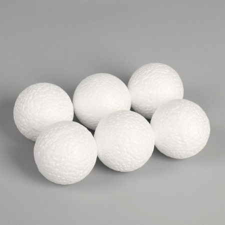 Foam ball D-6 cm, 6 pieces