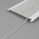 Rhinestones on threads, 4 mm, 9 ± 1 m, transparent color
