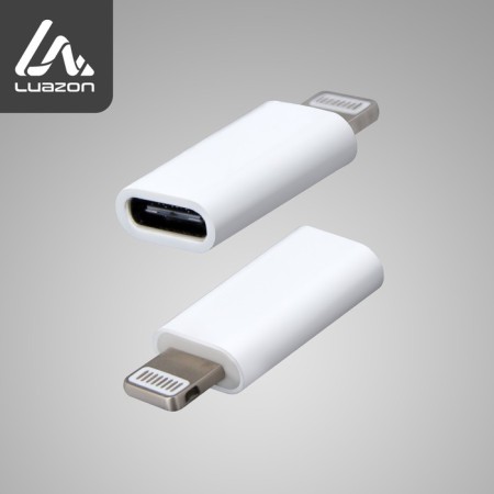 Luazon LE-016 adapter, from Type-C to Lightning, 1 pc, white