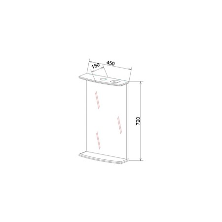 Sanflor mirror "Sophie 50"-2