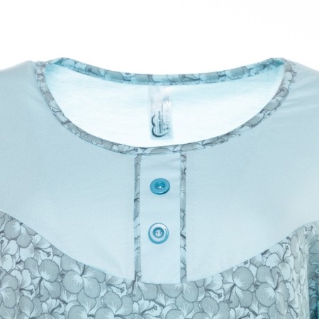 Night shirt female, blue color, size 62-6