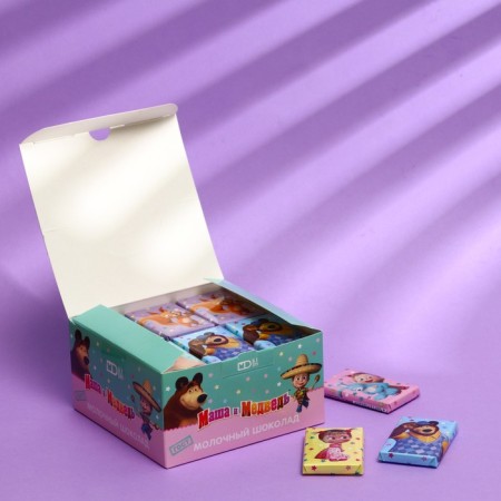 Milk chocolate "Masha and the Bear", 12 g-1