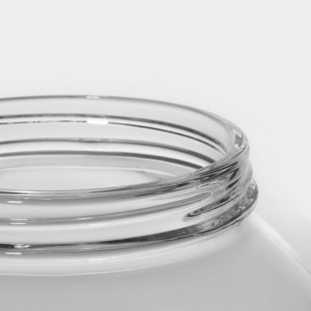 Bank for bulk products Bella, 1.7 l, with a white plastic lid-2