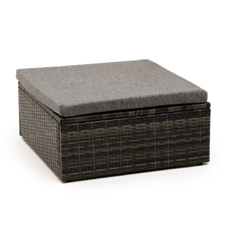 Garden Puff "Bordeaux", weaving: artificial rattan, 73.5 x 29.5 x 73.5 cm