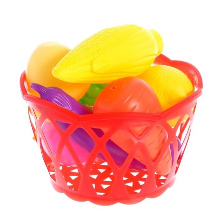 Set of products "Fruits and vegetables in the basket", 8 objects, mix