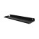 Metal shelf 290x70 mm for storage on a perforated panel, black