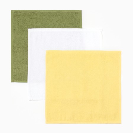 Set of terry towels "Bee" 30x30 cm - 3 pcs, cotton 340g/m2-4