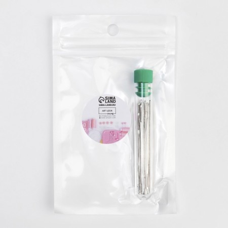 Embroidery needles “Assorted”, D = 0.85 / 1.05 / 1.25 mm, 4 - 6 cm, 25 pcs-4