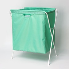 Basket - a bag for linen, 53 × 39 × 62 cm, mint color