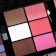 Professional set for makeup (eyelid shadows, lip gloss, blush, correctors)