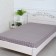 Silence on the elastic band atra 180x200x20, tattersol gray-bezh whiz 120g/m, HL100%
