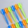 Tablespoons are plastic, in the set 12 pcs., Mix colors