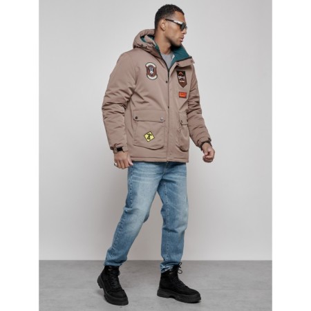 Winter jacket, size 50, brown color-2