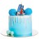 Candle in the cake number 4 "Happy Birthday", Spider-Man, 8.5 × 5 cm