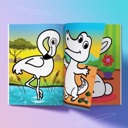 Coloring on the road, set, 6 pcs. 20 p.-2