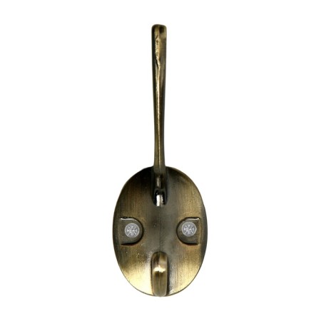 Hook furniture tundra TKD002, two -rod, bronze-2