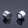Magnetic lock castle, l = 25 mm, d (internal) = 15 mm, (set 2 pcs.), Silver color