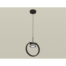 Комплект подвесного светильника с акрилом Ambrella light, Traditional DIY, XB9102150, GX53, цвет чёрный песок, белый матовый